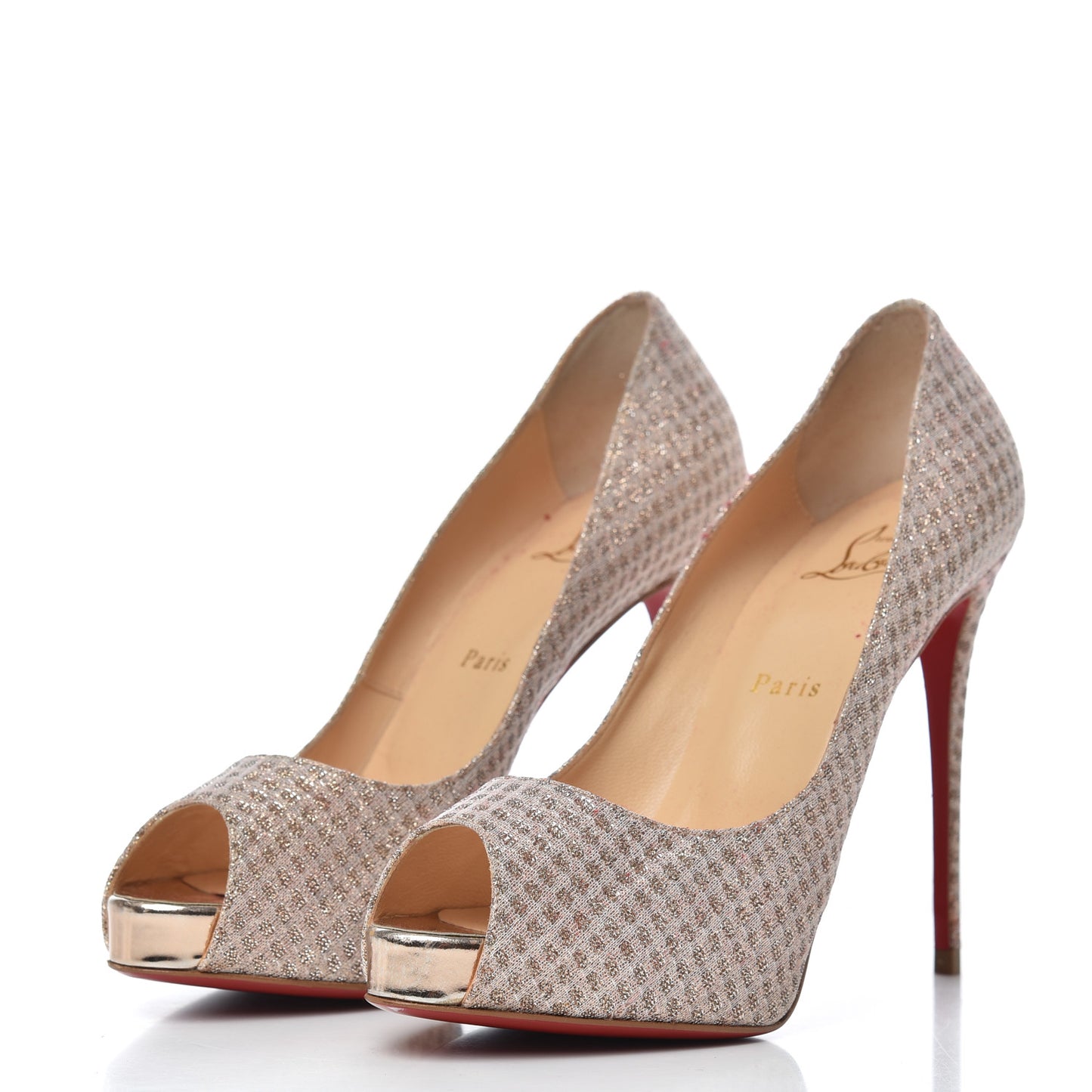 Glitter New Very Prive 120 Pumps 38.5 Silver Gold
