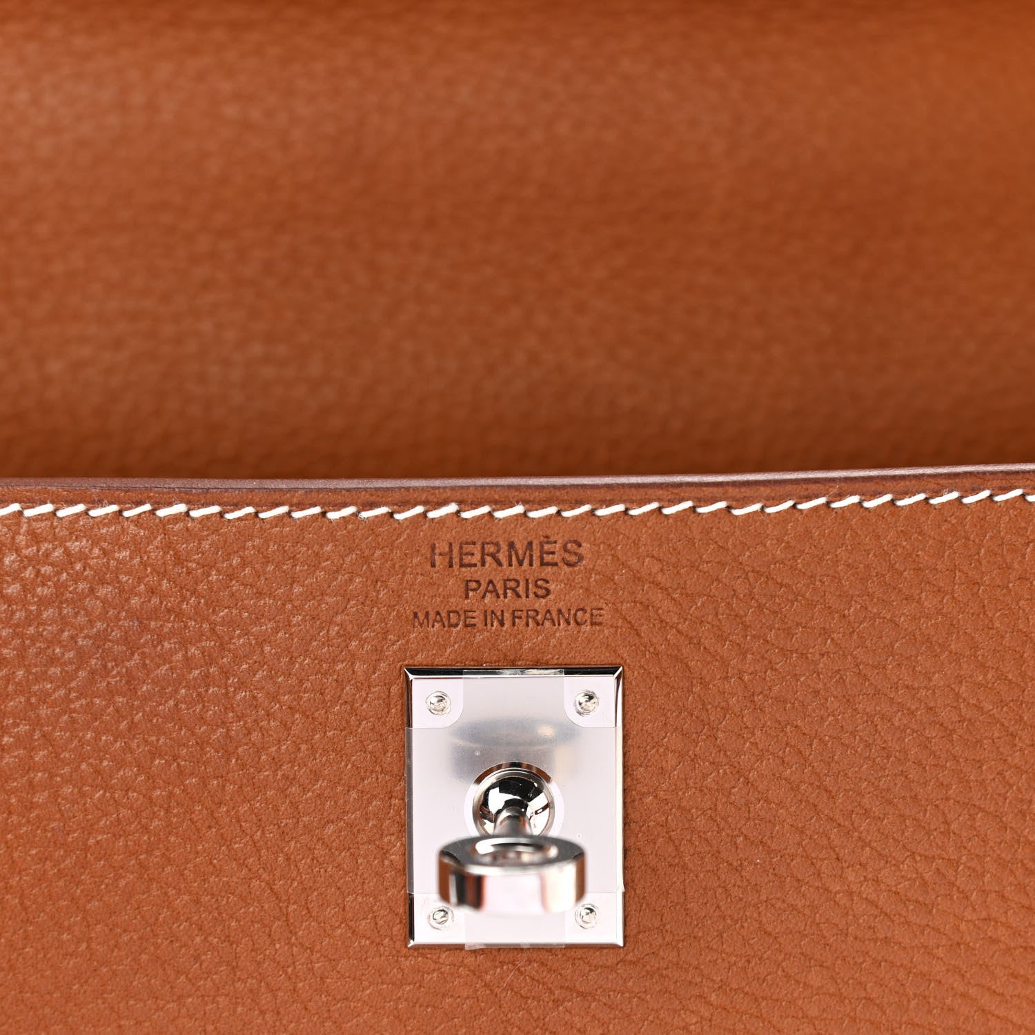 Hermes Barenia Faubourg Kelly Retourne 25 Fauve 6 of 17