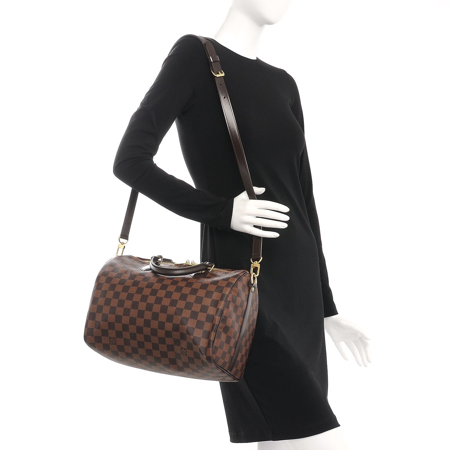 Damier Ebene Speedy Bandouliere 30