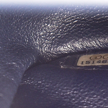 Chanel Caviar Quilted Jumbo Double Flap Navy Blue 7 of 7