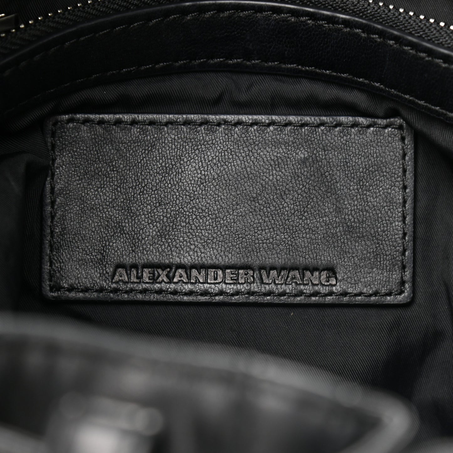 Lambskin Marti Backpack Washed Black Hardware