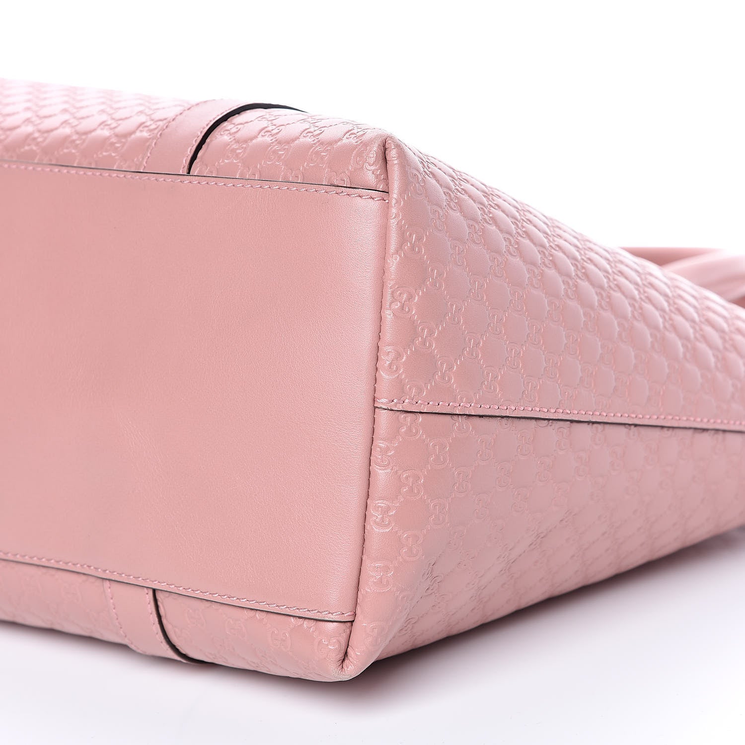 Gucci Soft Microguccissima Medium Zippered Satchel Soft Pink 9 of 13