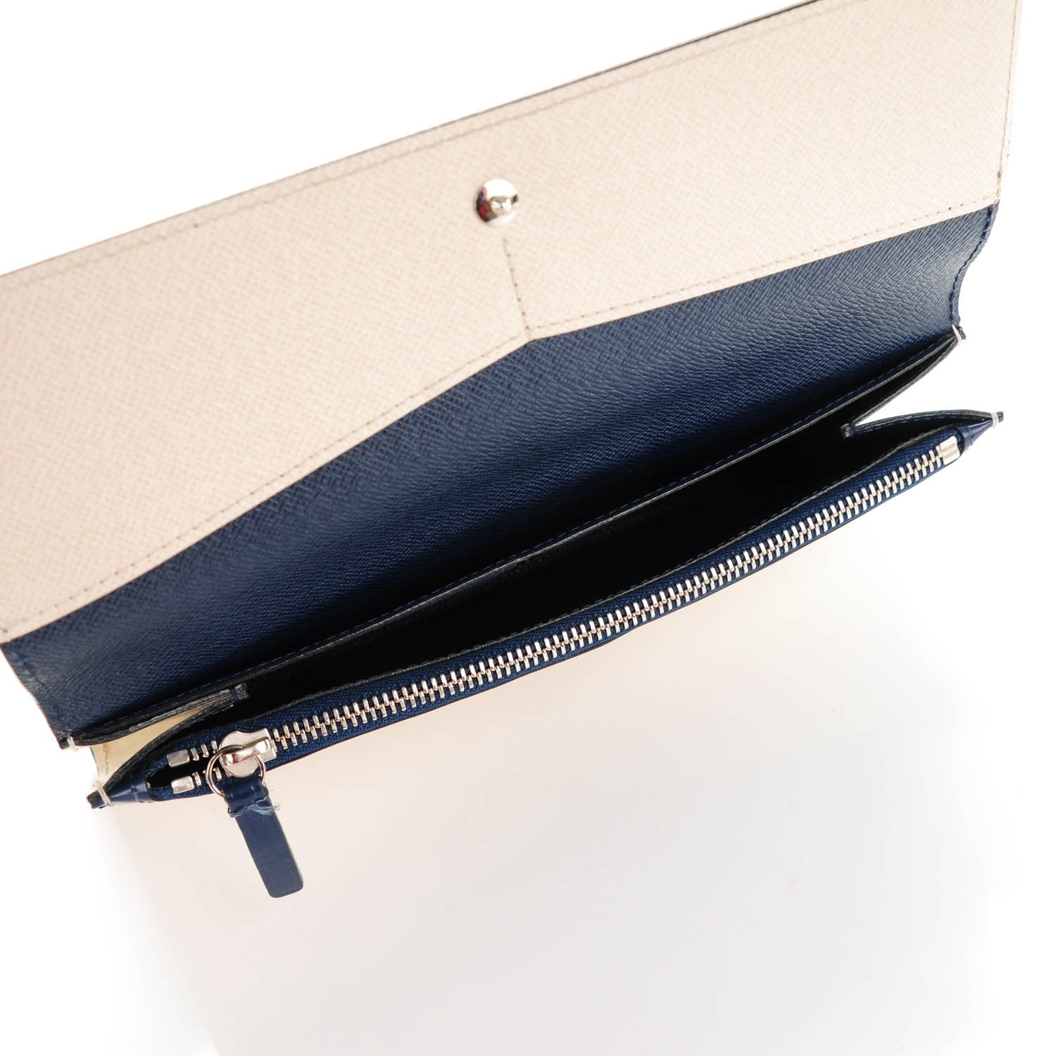 Louis Vuitton Epi Bi-Color Flore Wallet Indigo Ivory 5 of 7