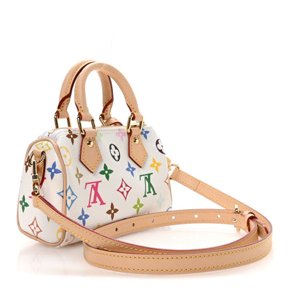 Louis Vuitton LV X TM Monogram Multicolor Nano Speedy White 3 of 10