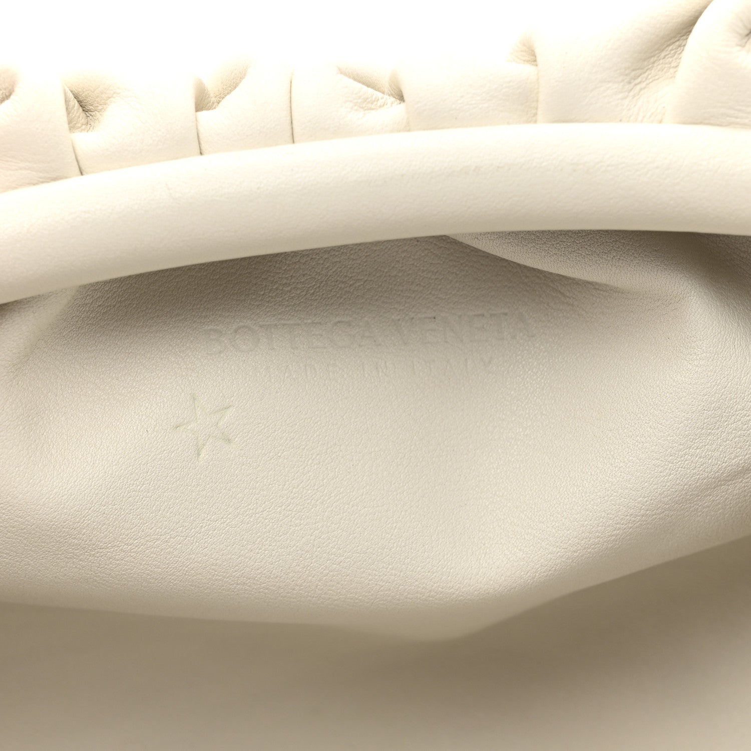 Bottega Veneta Calfskin Teen Pouch White 6 of 10