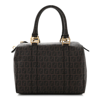 Fendi Zucchino Spalmati Forever Small Boston Moro Black 1 of 8