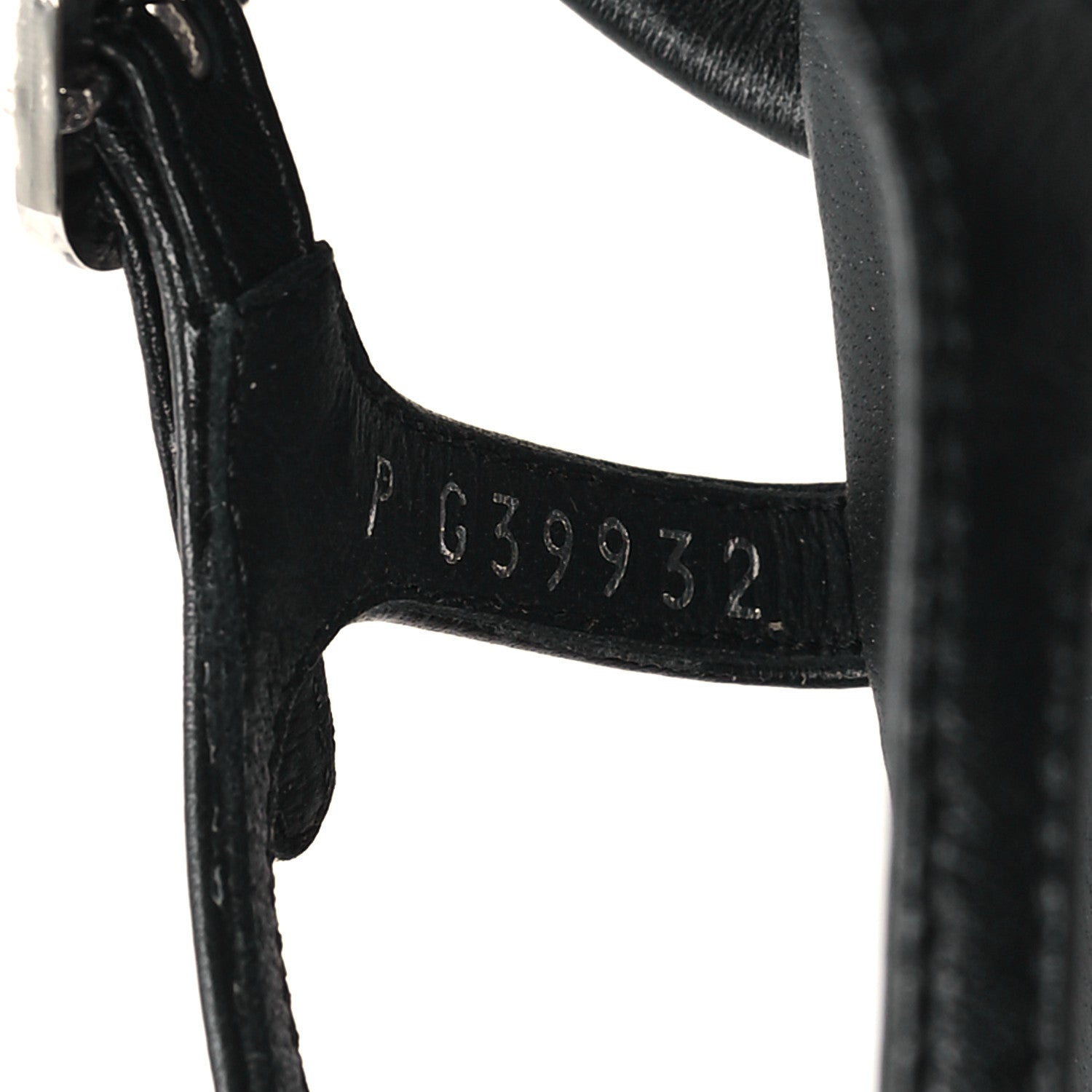 Chanel Lambskin Strass CC Thong Sandals 36.5 Black 9 of 9