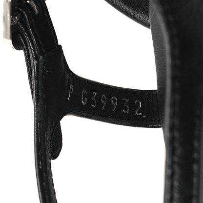 Chanel Lambskin Strass CC Thong Sandals 36.5 Black 9 of 9