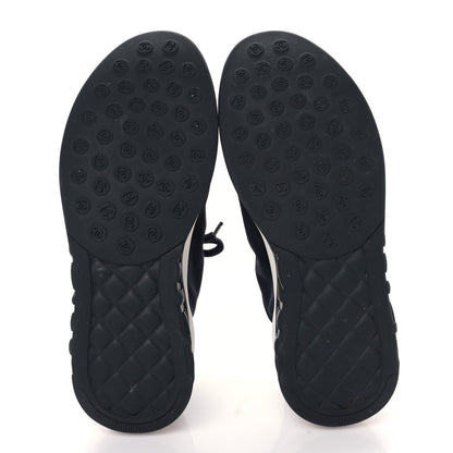 Chanel Lycra CC Sneakers 41 Black 5 of 9
