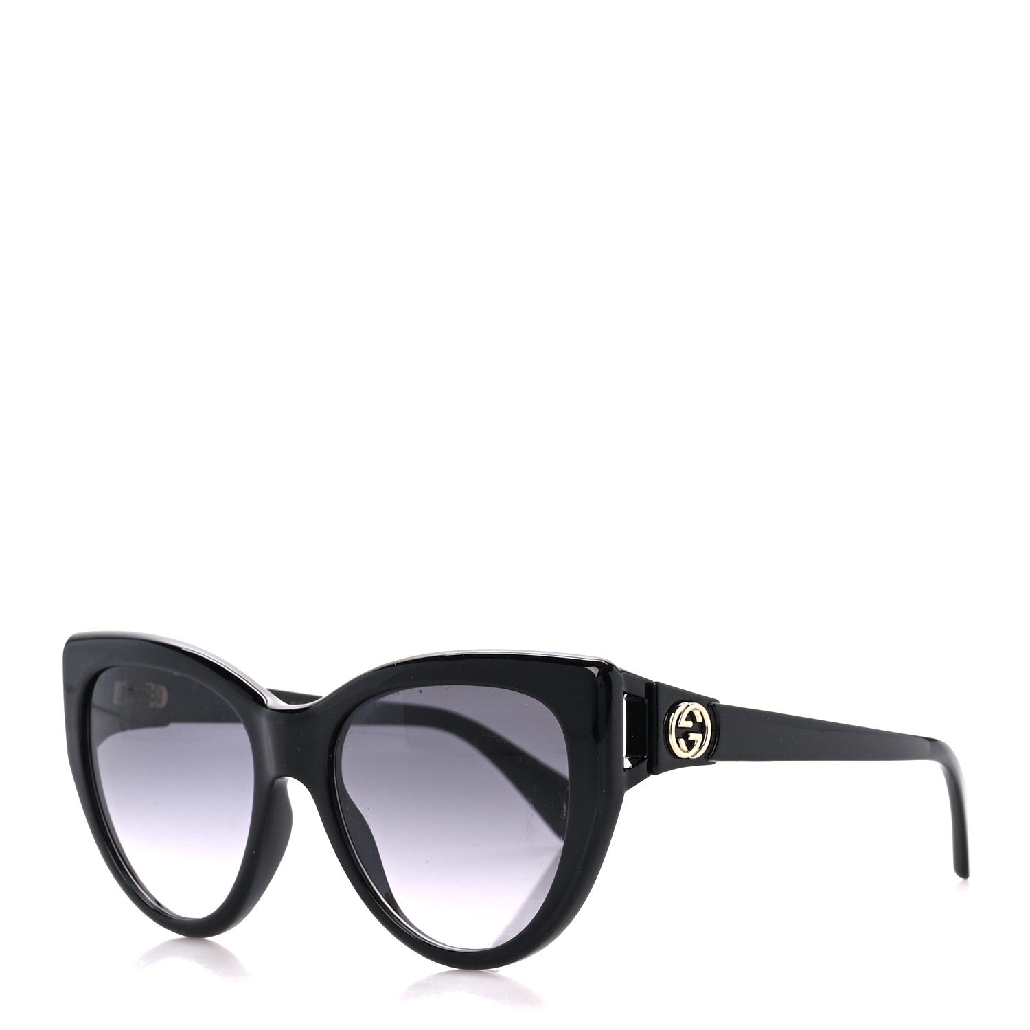 Gucci Acetate Cat Eye Sunglasses GG0877S Black 1 of 7