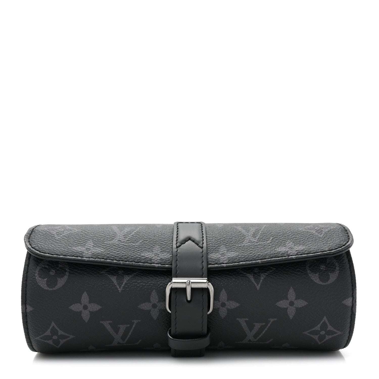 Louis Vuitton Monogram Eclipse 3 Watch Travel Case 1 of 10