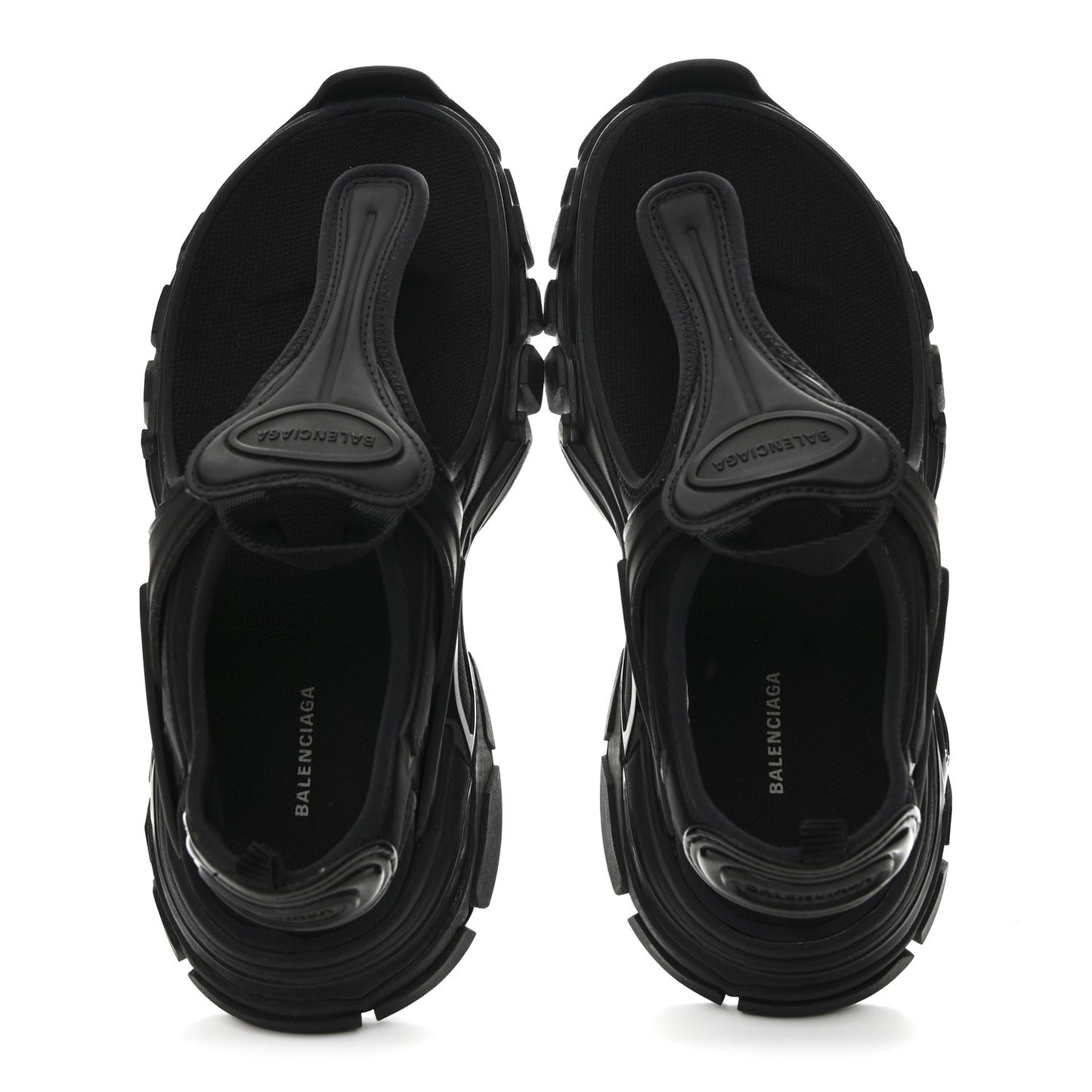 Neoprene Rubber Thong Sandals 37 Black