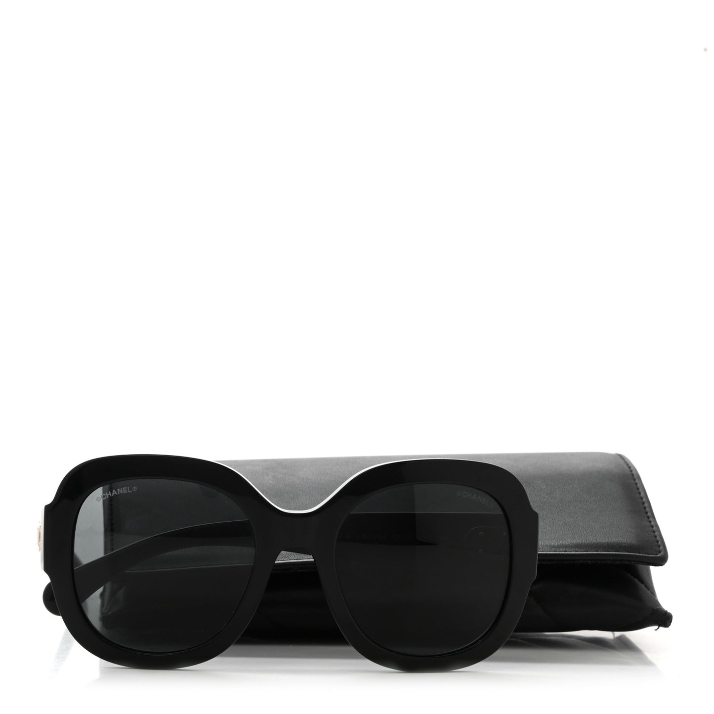 Acetate Pantos Sunglasses 5433 Black