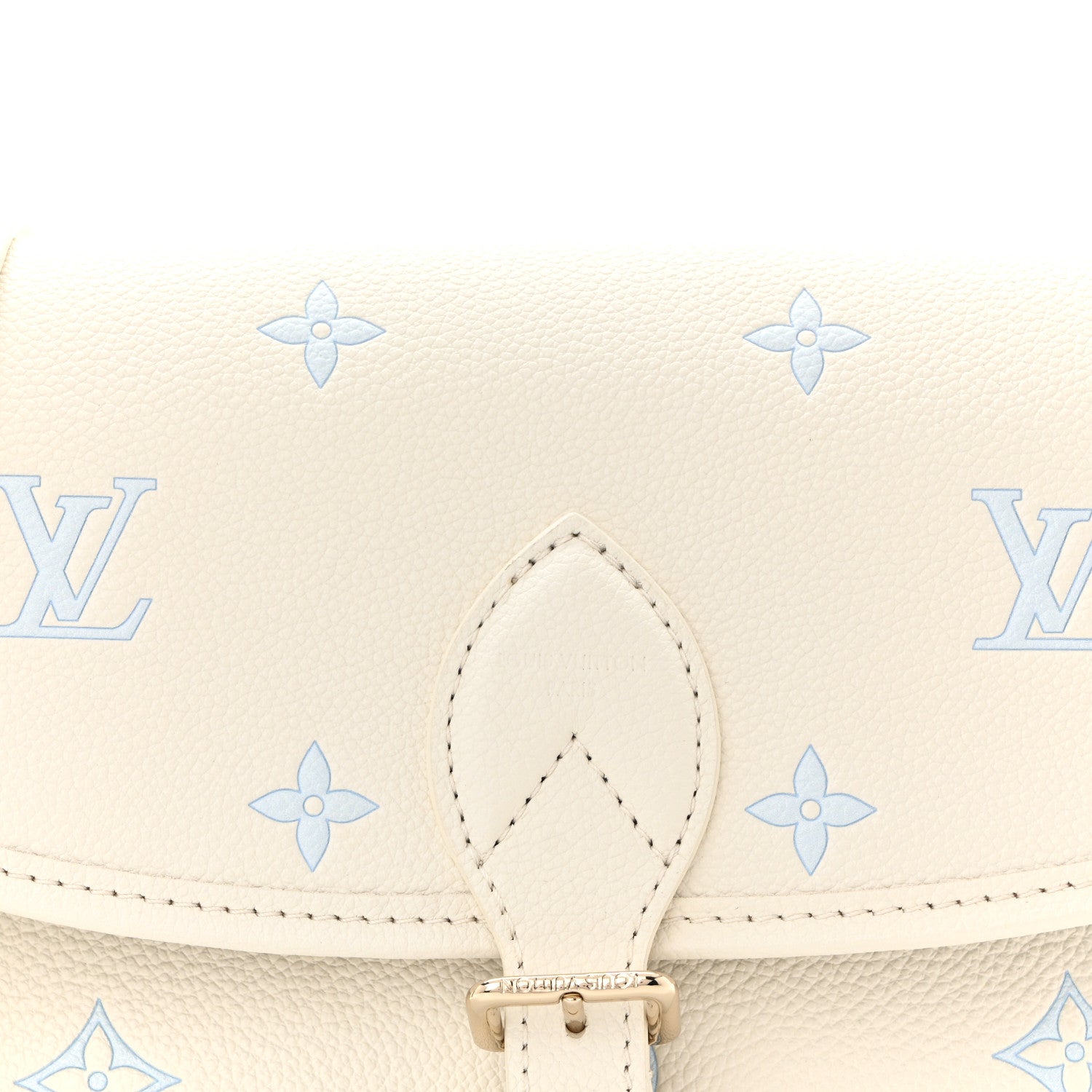 Louis Vuitton Empreinte Monogram Sweet Escape Diane Milky White Blue 7 of 9