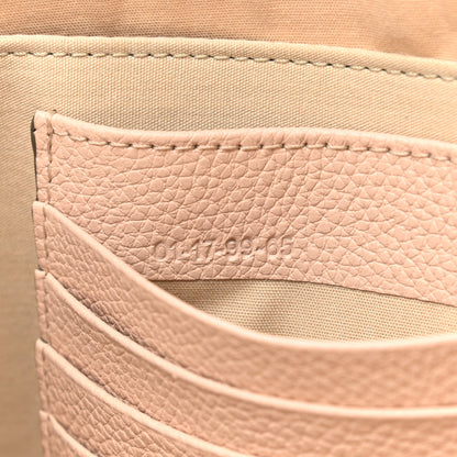 Chloe Grained Calfskin Joe Clutch Cement Pink 8 of 11