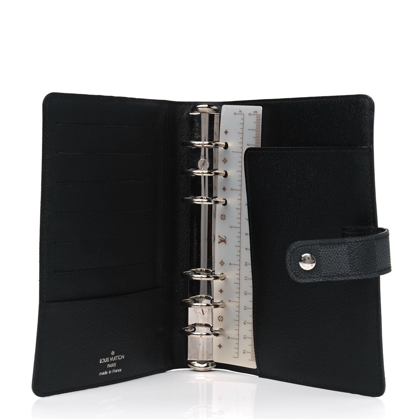 Damier Graphite Medium Ring Agenda Cover