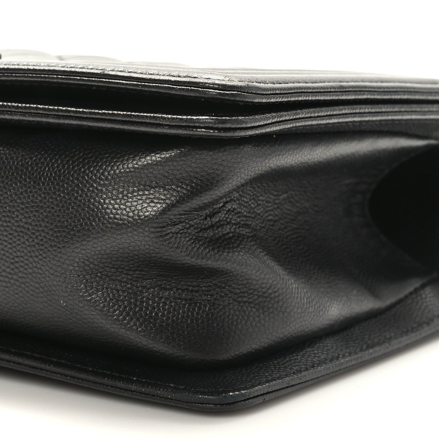 Chanel Caviar Quilted Medium Boy Flap So Black 9 of 9