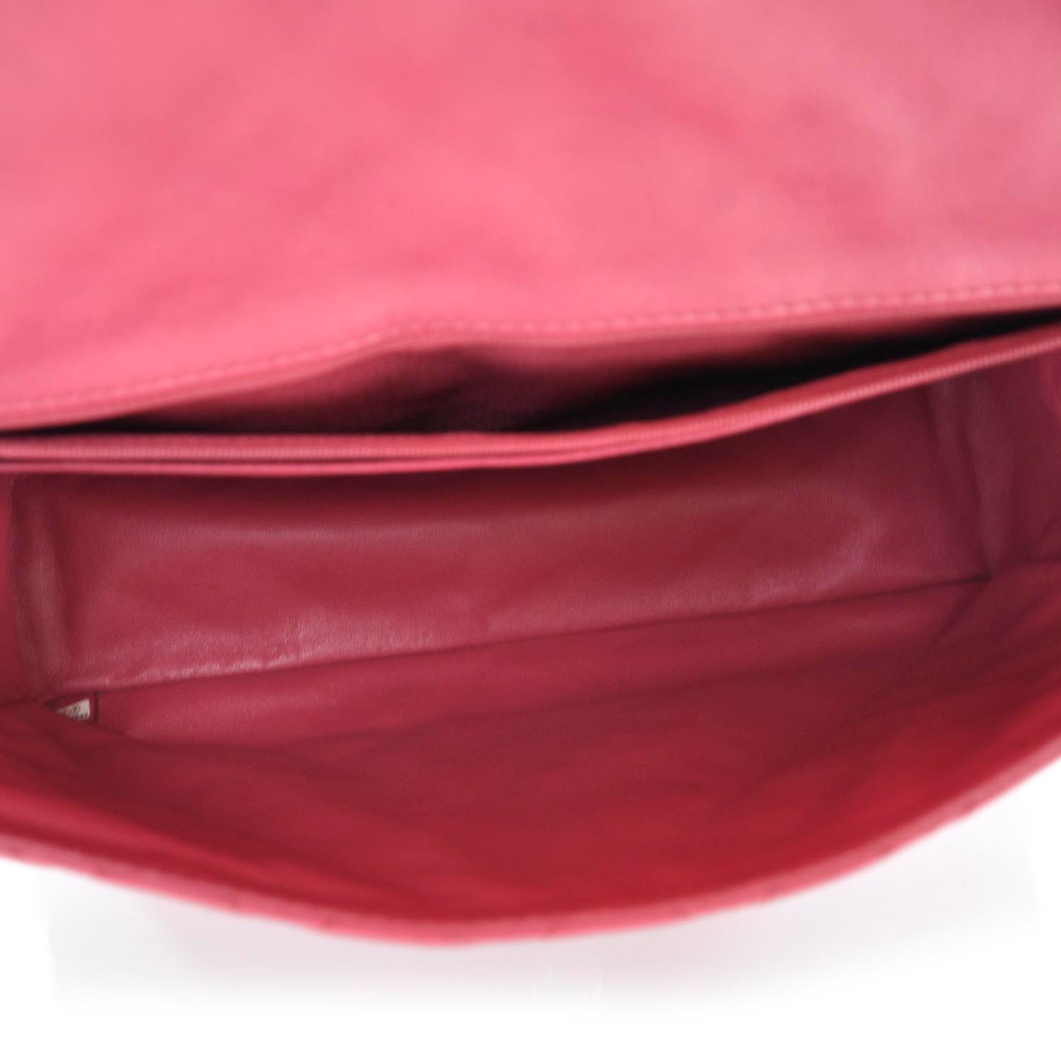 Chanel Caviar Maxi Flap Fuchsia 7 of 10