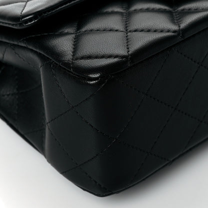Chanel Lambskin Quilted Metal Mini Top Handle Rectangular Flap Black 9 of 11