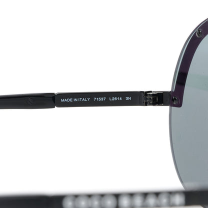 Chanel Shield Coco Beach Sunglasses Black Gray 5 of 8