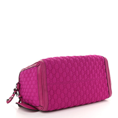 Gucci Guccissima Neoprene Techno Tag Medium Boston Magenta 4 of 10