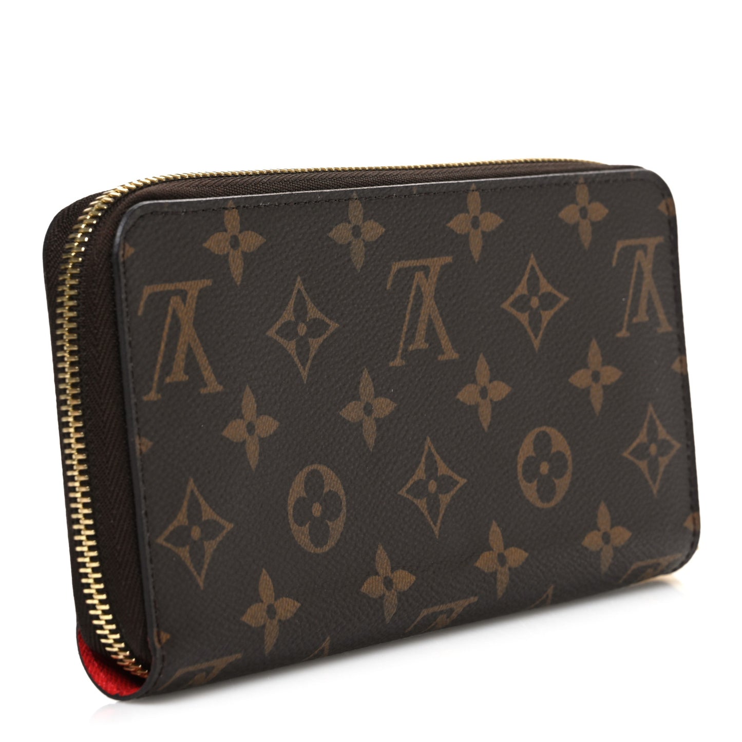 Monogram Zippy Wallet Coquelicot