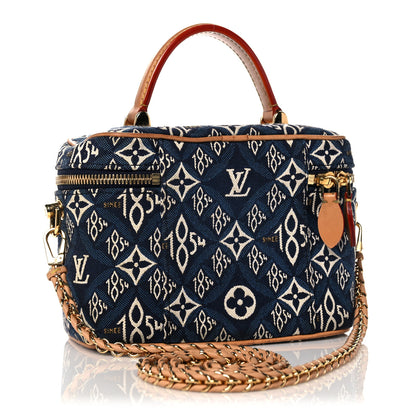 Louis Vuitton Jacquard Since 1854 Vanity PM Blue 3 of 15