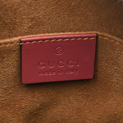 Gucci GG Supreme Monogram Blooms Mini Chain Shoulder Bag Beige Multicolor Dry Rose 6 of 13