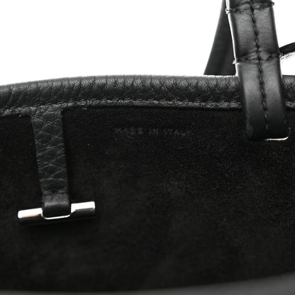 The Row Grained Calfskin Small Park Tote Black 7 of 16