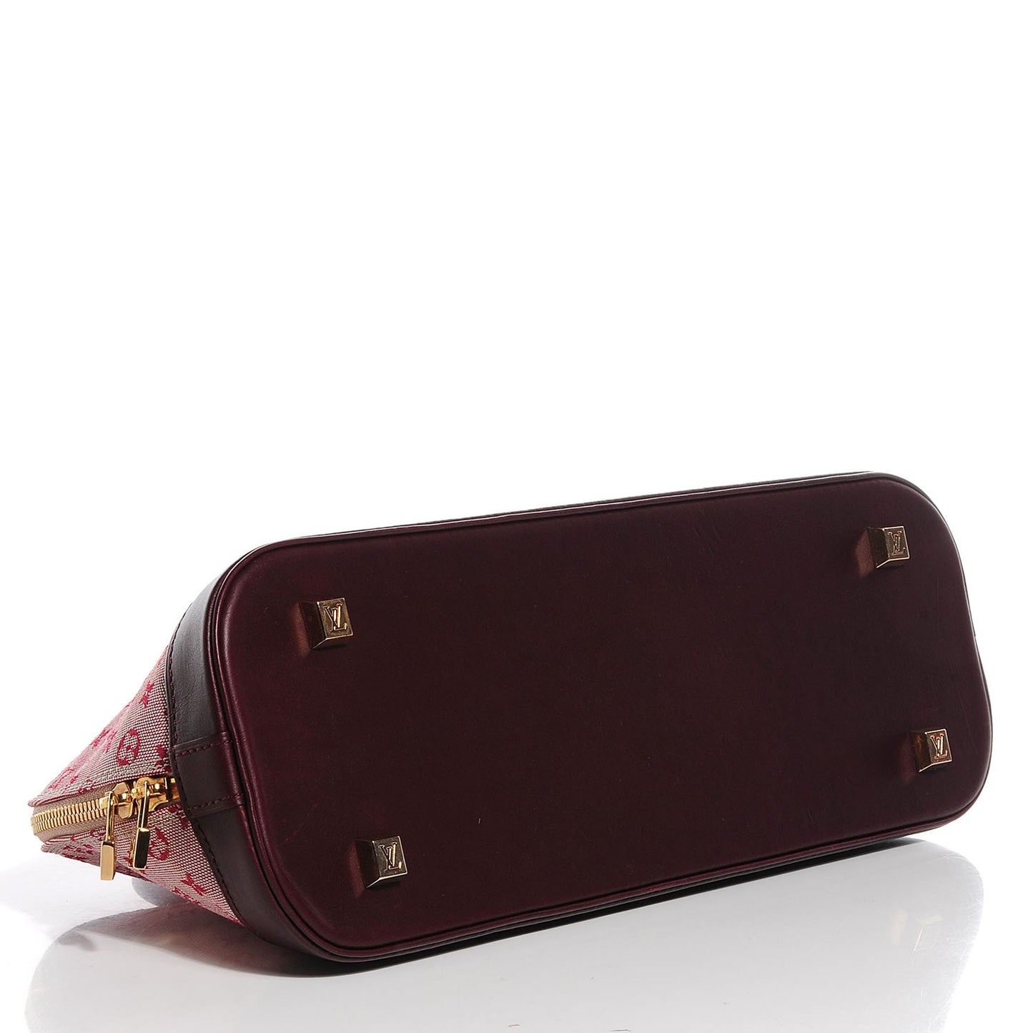 Mini Monogram Alma Long Cherry