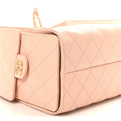 Chanel Caviar Quilted Small Chanel 25 Handbag Light Pink 9 of 11