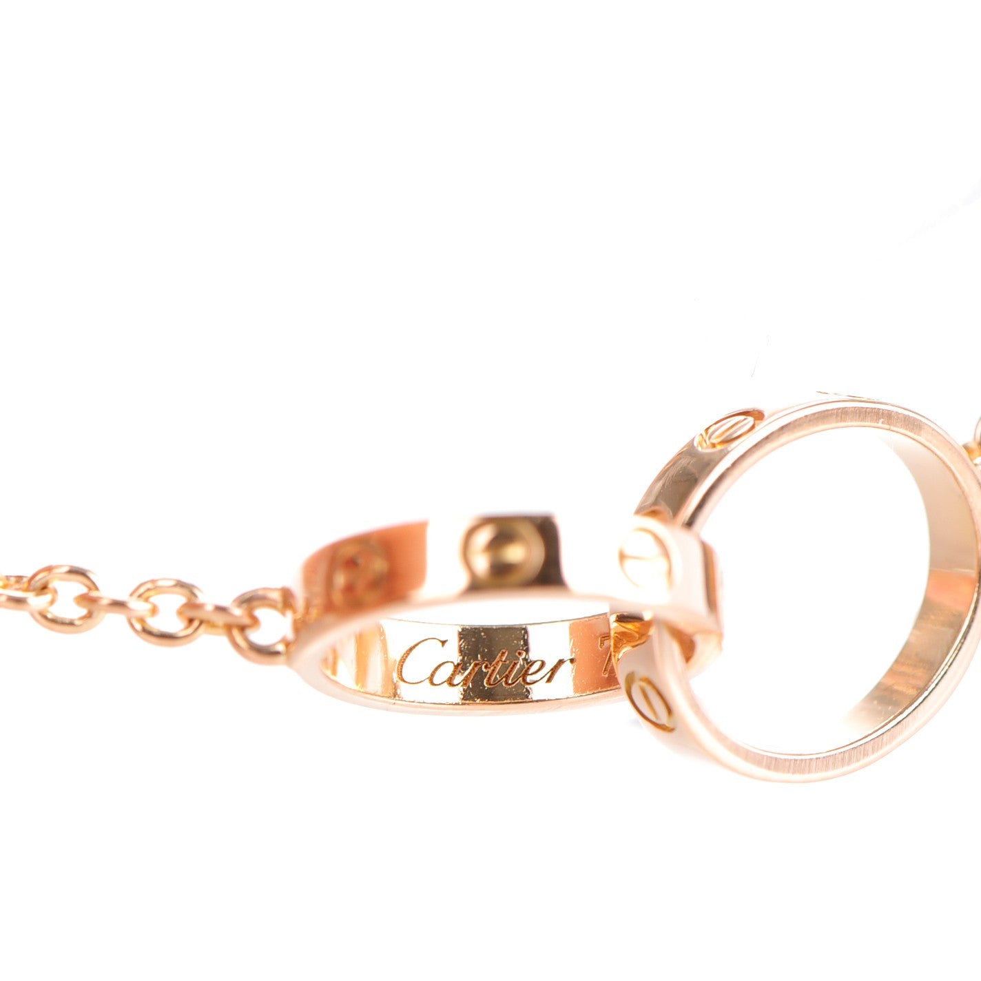Cartier 18K Pink Gold Interlocking LOVE Bracelet 5 of 6
