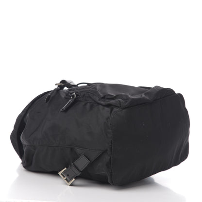 Prada Nylon Vela Medium Cinch Backpack Black 3 of 8