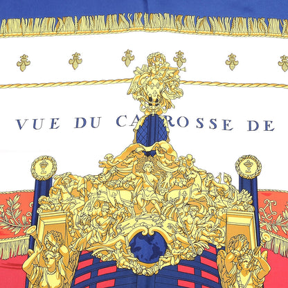 Hermes Silk Vue Du Carosse De La Galere La Reale Scarf 90 4 of 4