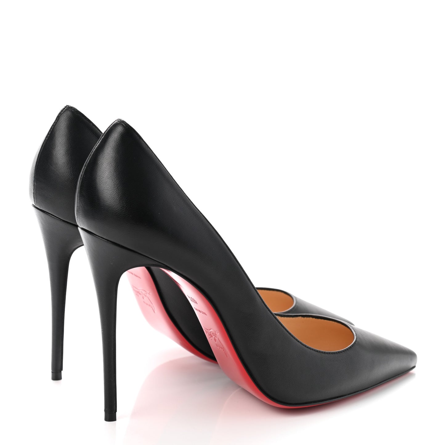 Shiny Nappa Kate 100 Pumps 40.5 Black