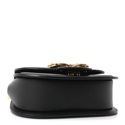 Dolce & Gabbana Smooth Calfskin Small DG Amore Shoulder Bag Black 4 of 9