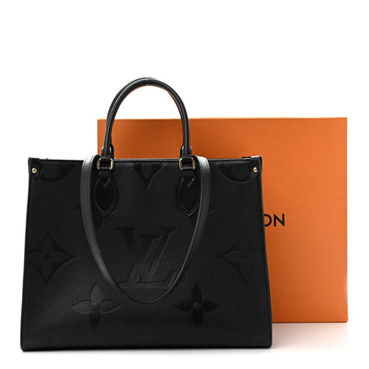 Louis Vuitton Empreinte Monogram Giant Onthego MM Black 13 of 13