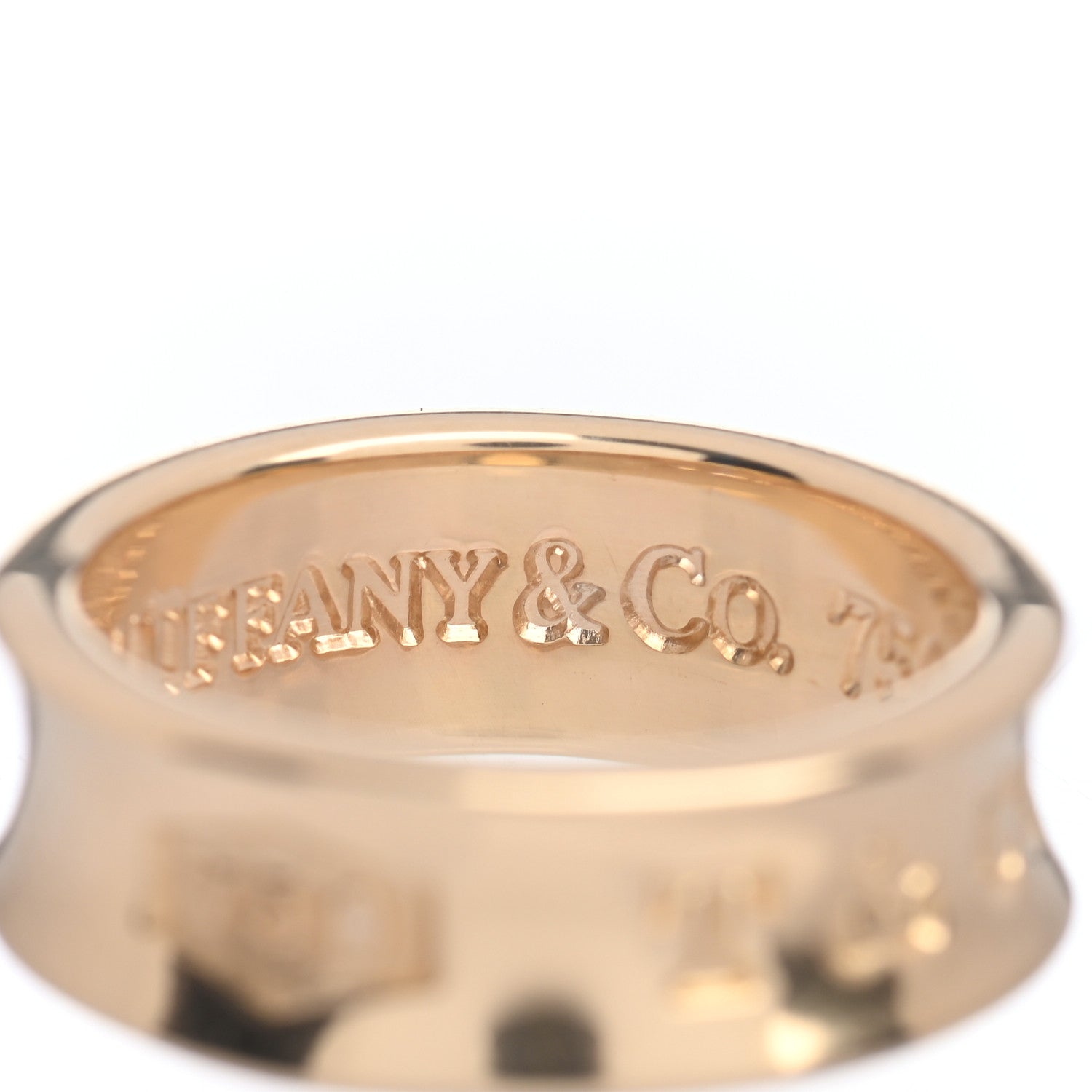 Tiffany 18K Yellow Gold 1837 Band Ring 47 4 4 of 4