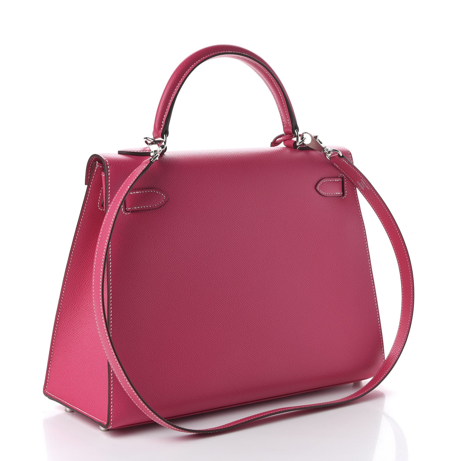 Hermes Epsom Kelly Sellier 32 Rose Tyrien 3 of 10