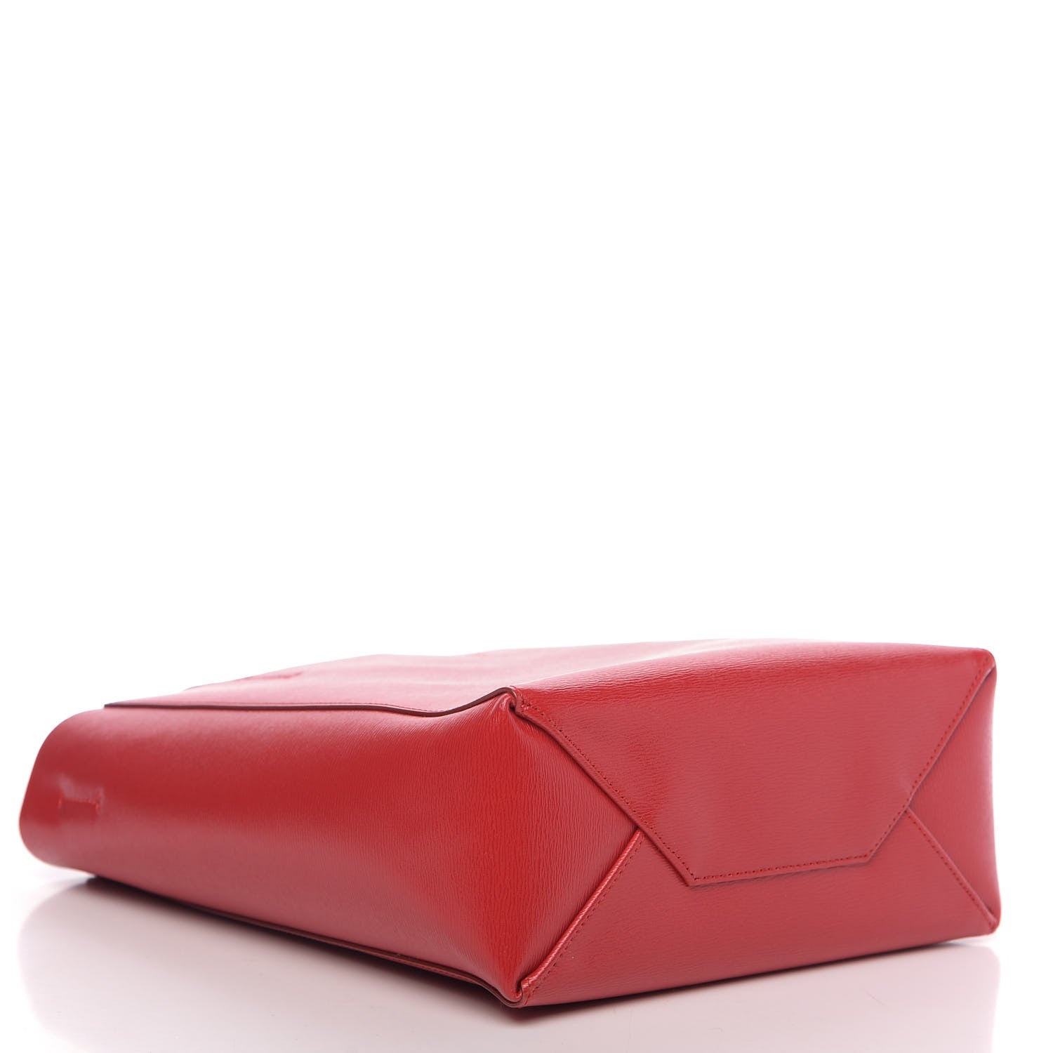 Celine Liege Small Vertical Cabas Pop Red 5 of 10