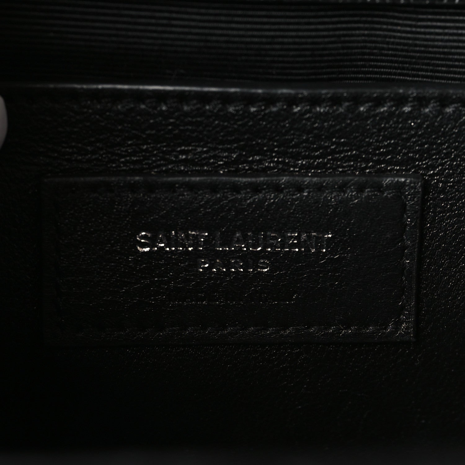 Saint Laurent Grain De Poudre Textured Mixed Matelasse Triquilt Medium Monogram Satchel Black 5 of 7