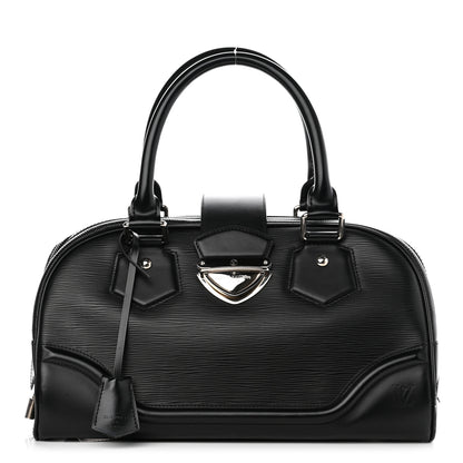 Louis Vuitton Epi Bowling Montaigne GM Black 1 of 9