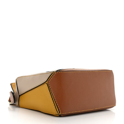 Loewe Calfskin Mini Puzzle Bag Mustard Tan 4 of 11