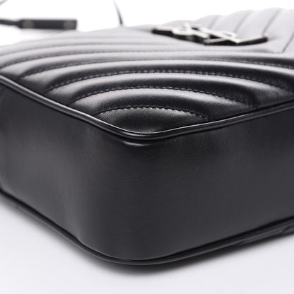 Saint Laurent Calfskin Matelasse Monogram Lou Camera Bag Black 8 of 9