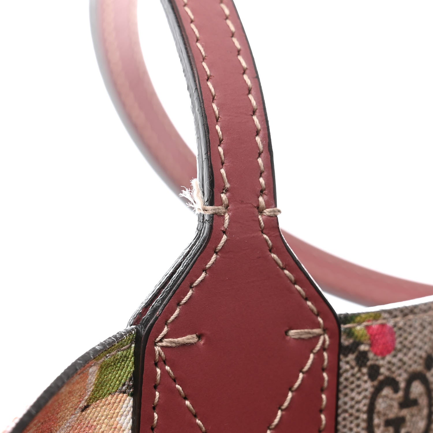 Gucci GG Supreme Monogram Blooms Medium Reversible Tote Beige Multicolor Dry Rose 18 of 18