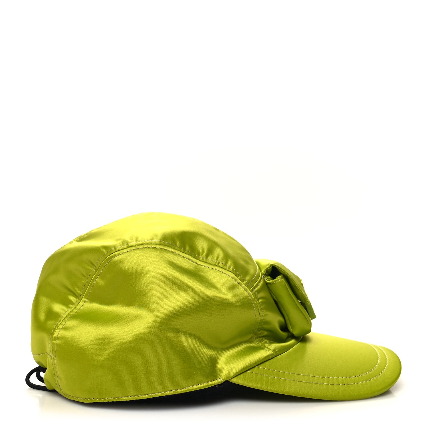 Fendi Nylon Cotton Baguette Pocket Baseball Hat Wasabi 4 of 9