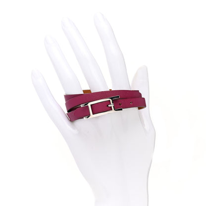 Hermes Swift Hapi 3 MM Triple Tour Wrap Bracelet S Tosca 2 of 5