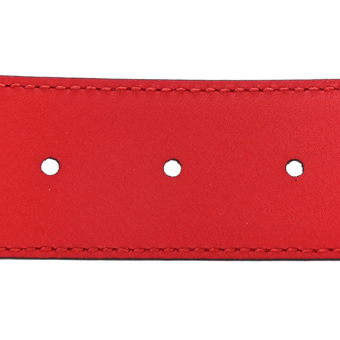 Guccissima Signature Interlocking G 37mm Belt 85 34 Hibiscus Red
