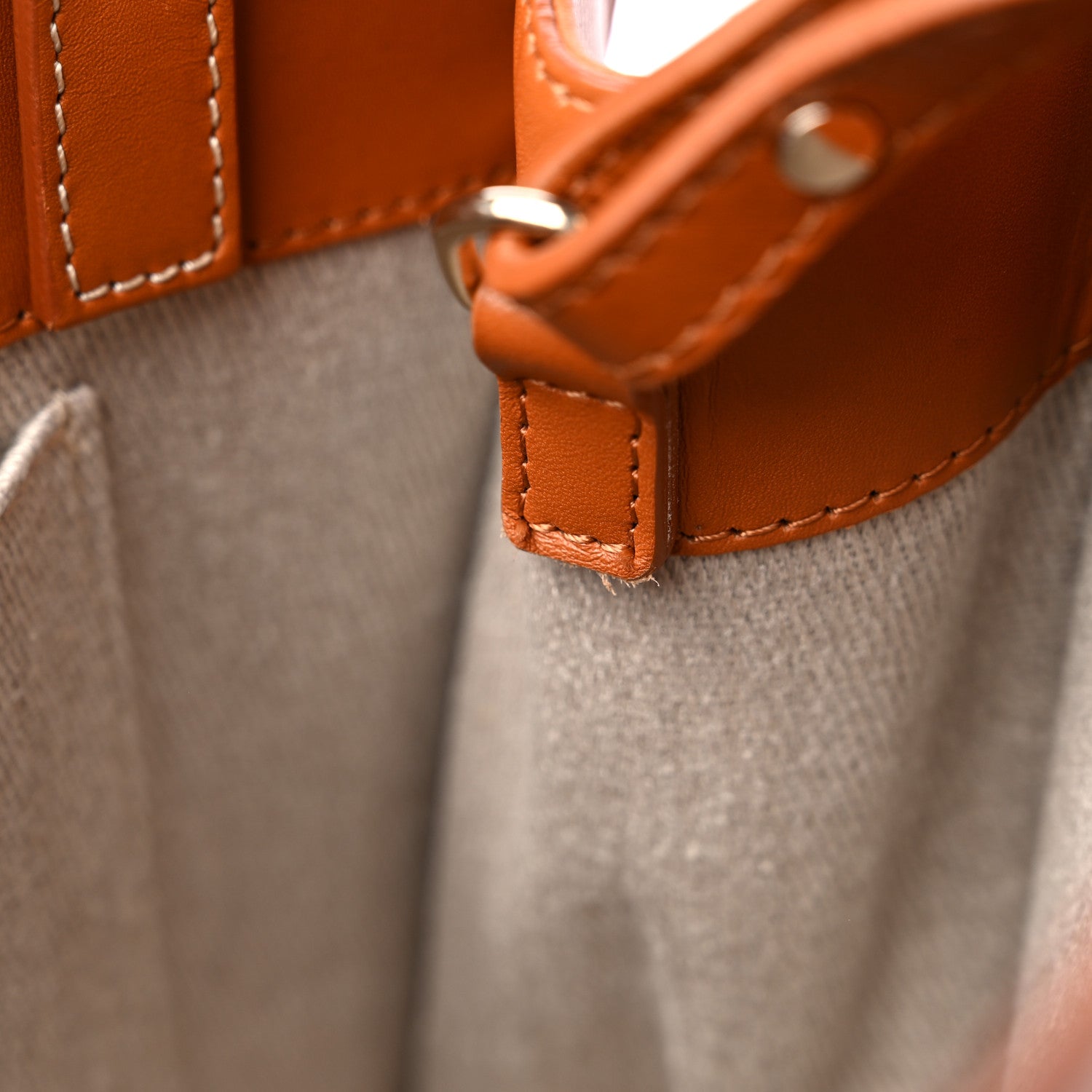 Chloe Calfskin Small Woody Tote Caramel 13 of 15