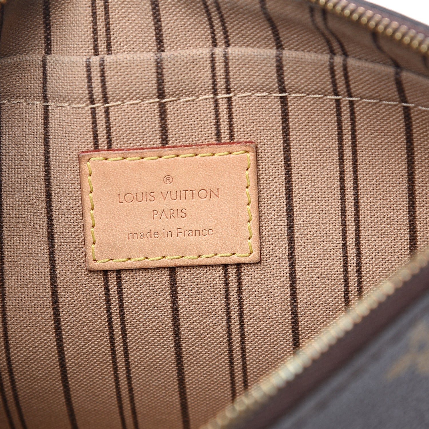 Louis Vuitton Monogram Neverfull MM GM Pochette 5 of 10